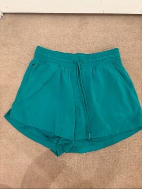 Abercrombie & Fitch Women’s Kelly Green Drawstring Athletic Shorts